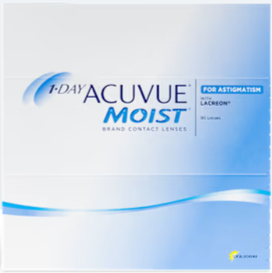 Johnson&Johnson Toric 1-Day Acuvue Moist (-) 90 pk